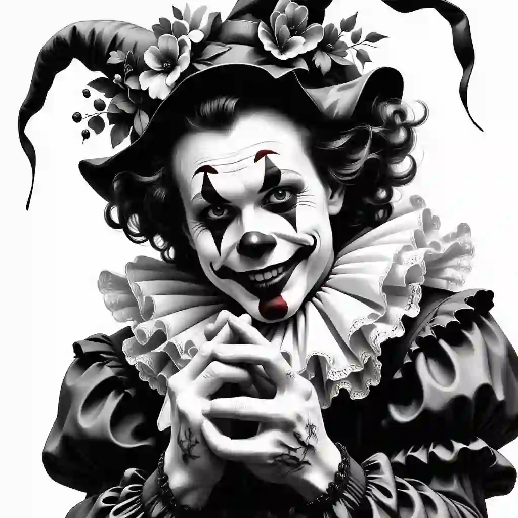 clown tattoo ideas 0073