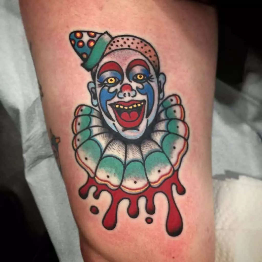 clown tattoo ideas 0083