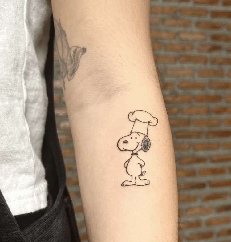 color variations for Snoopy tattoos