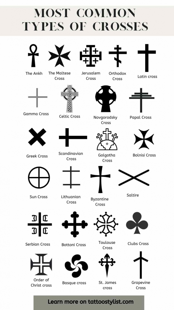 colorful celtic cross tattoo ideas