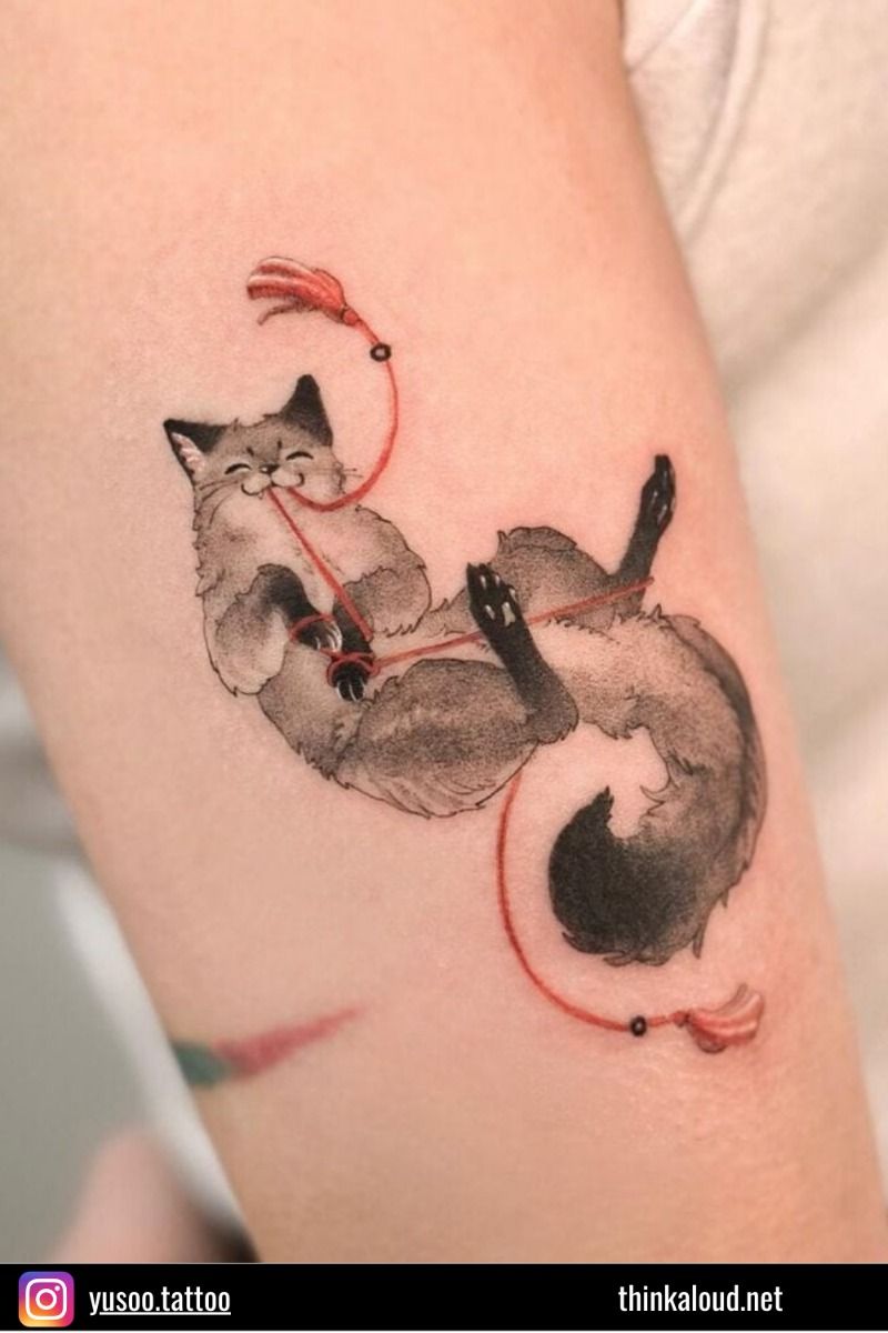 colorful fox tattoo ideas