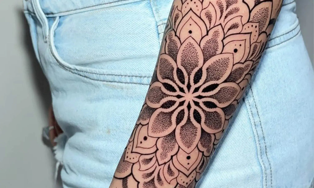 colorful mandala tattoo ideas