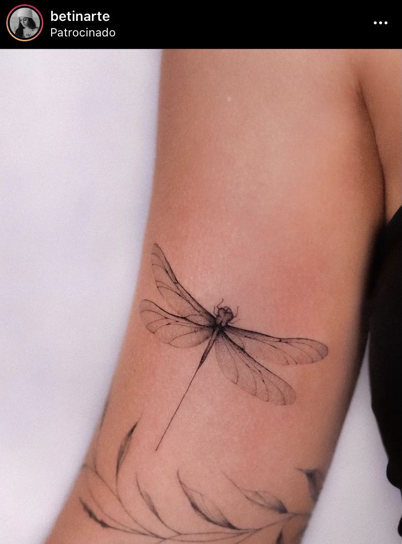 colorful small dragonfly tattoo options