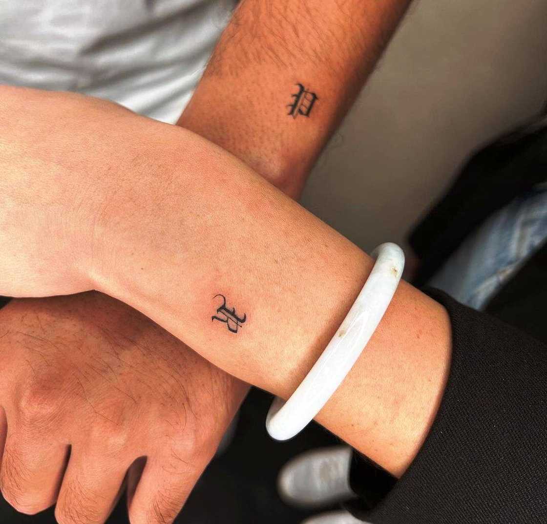 colorful soulmate tattoo ideas