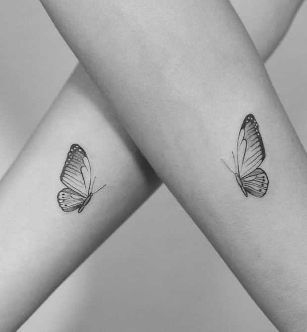 couples matching tattoo ideas for love birds