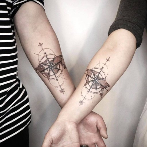 couples matching tattoo ideas 0011