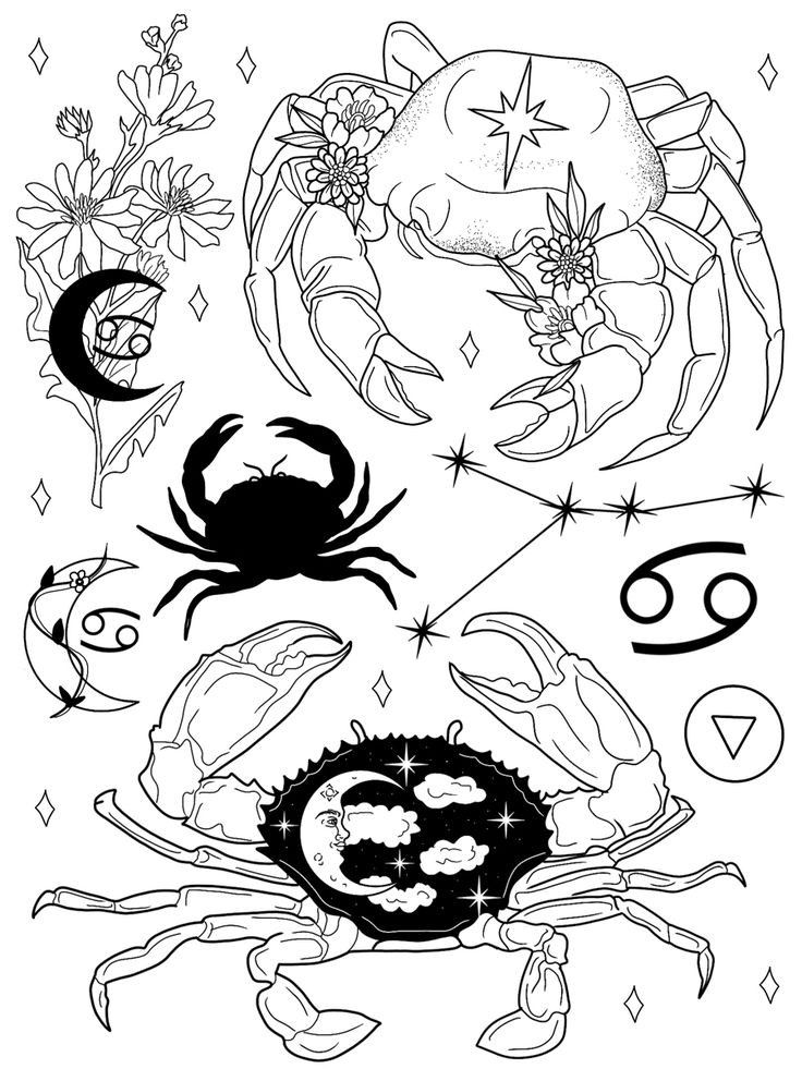 crab tattoo ideas 0075