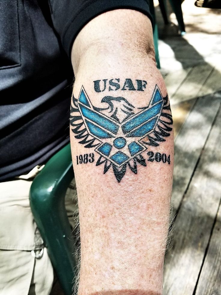 creative air force tattoo ideas