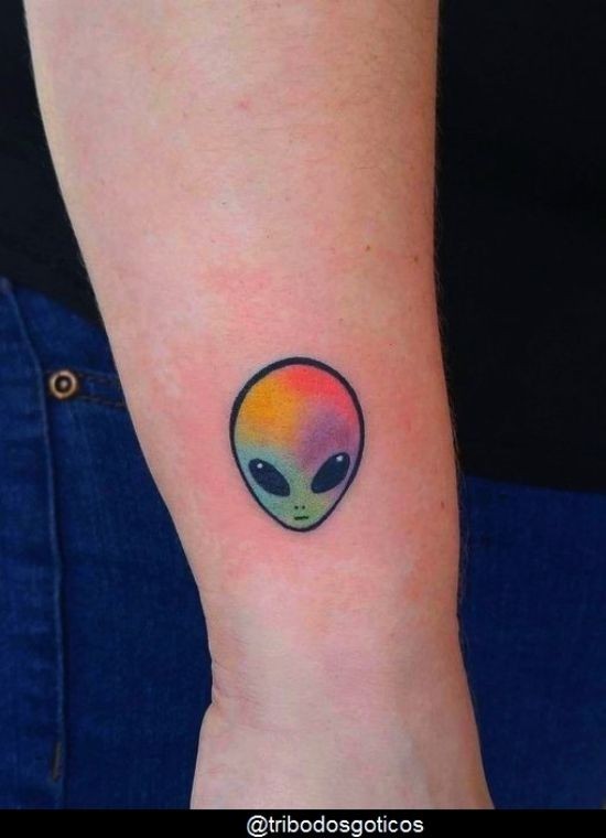 creative alien tattoo ideas