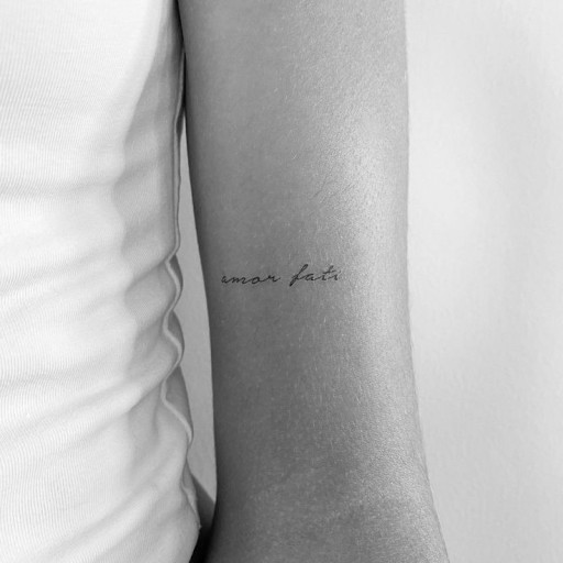 creative amor fati tattoo placements