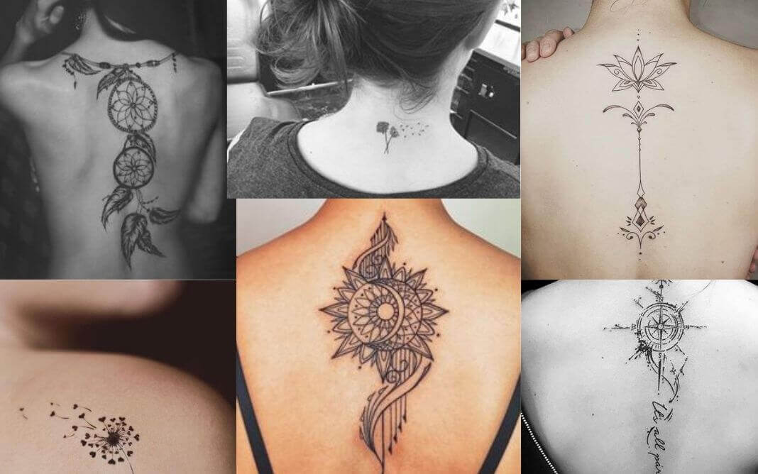 creative back tattoo ideas for women