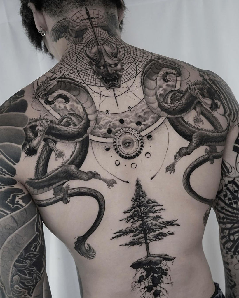 creative back tattoo ideas