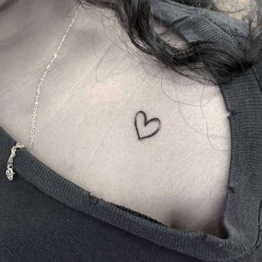 creative broken heart tattoo placements