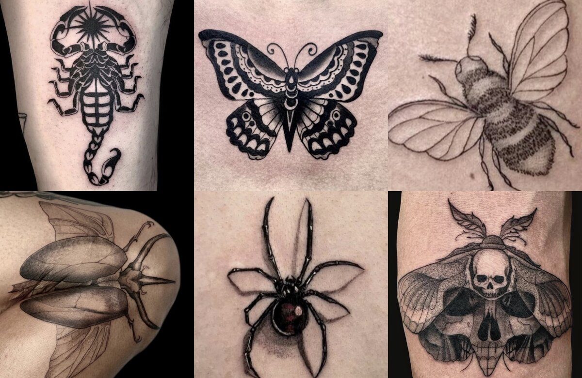 creative bug tattoo ideas