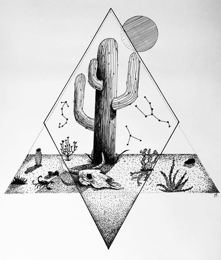 creative desert tattoo inspirations