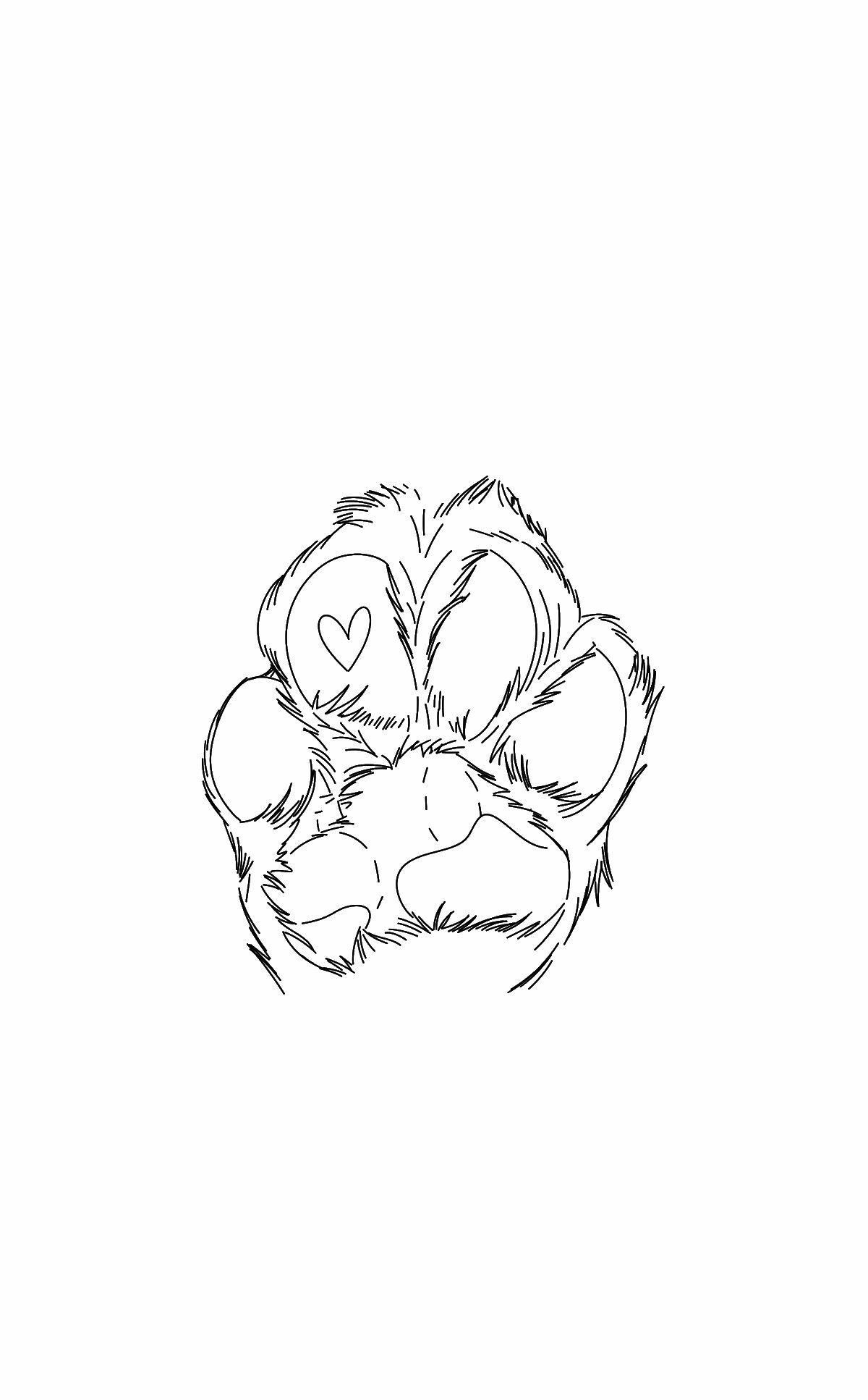 creative dog paw tattoo placements