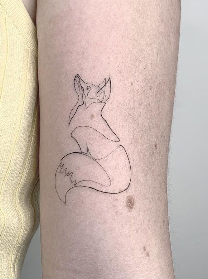 creative fox tattoo ideas