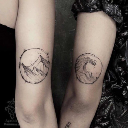 creative friendship tattoo ideas.