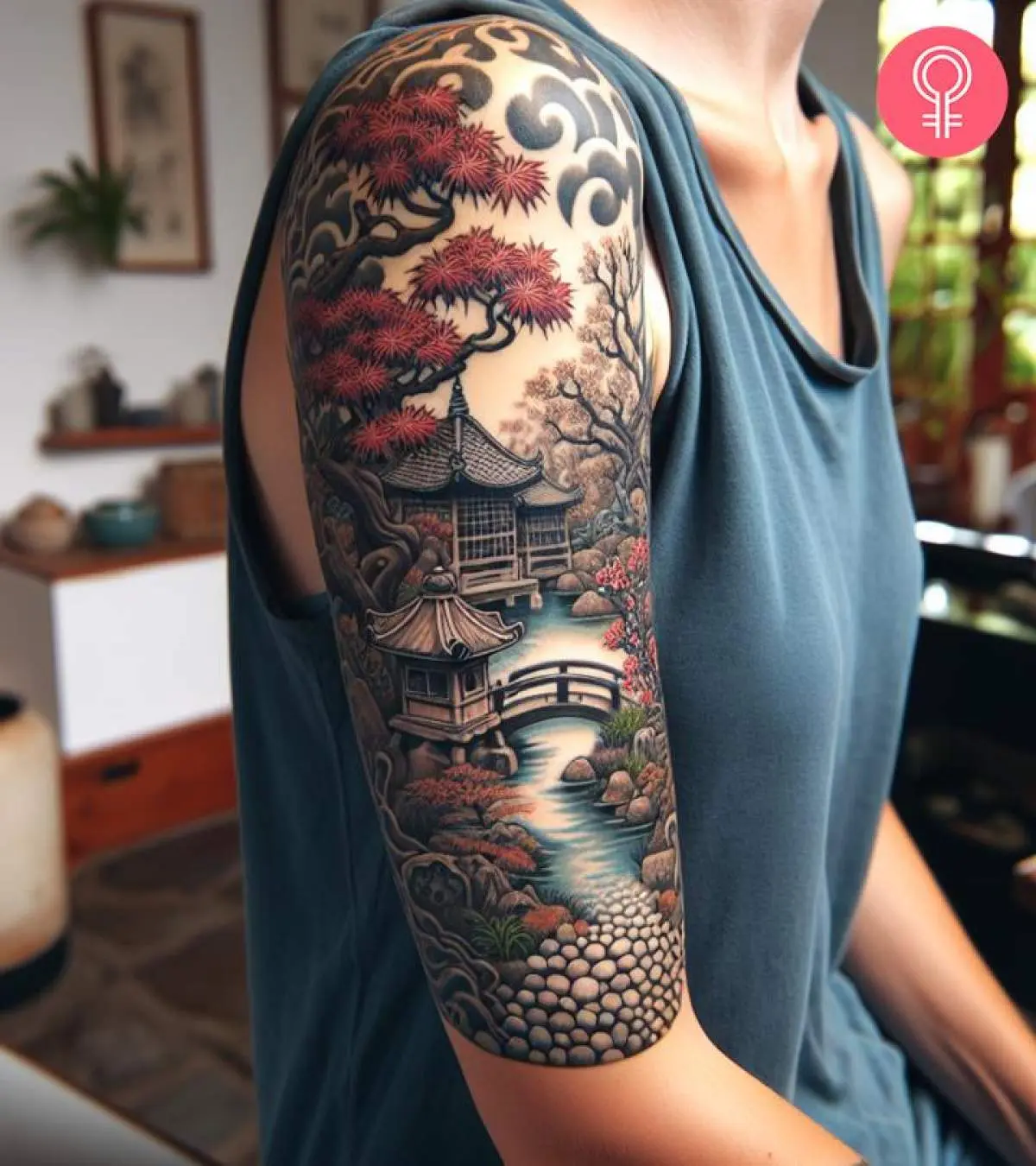 creative half arm sleeve tattoo ideas