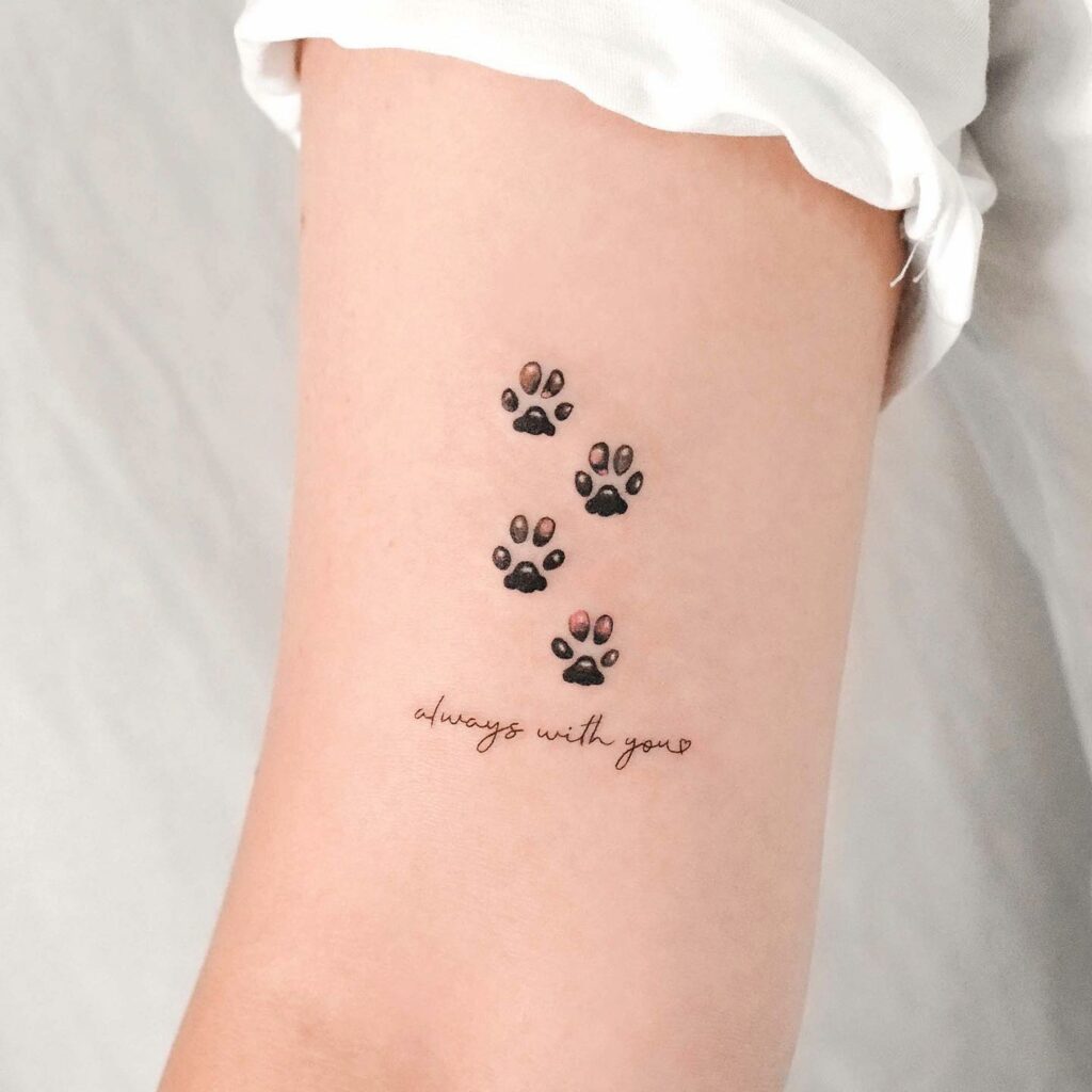 creative ideas for pet memorial tattoos