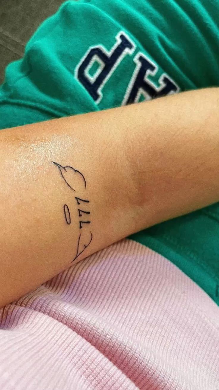 creative interpretations of angel number tattoos