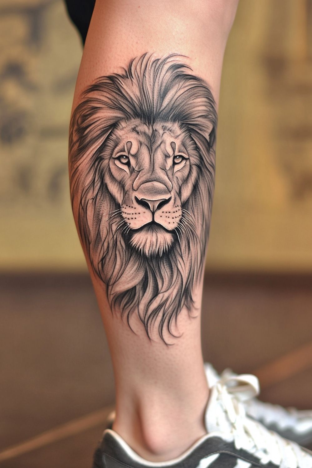 creative lion tattoo ideas