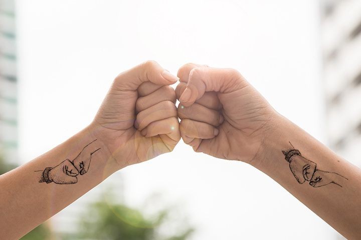 creative matching tattoo ideas for sibling tattoos