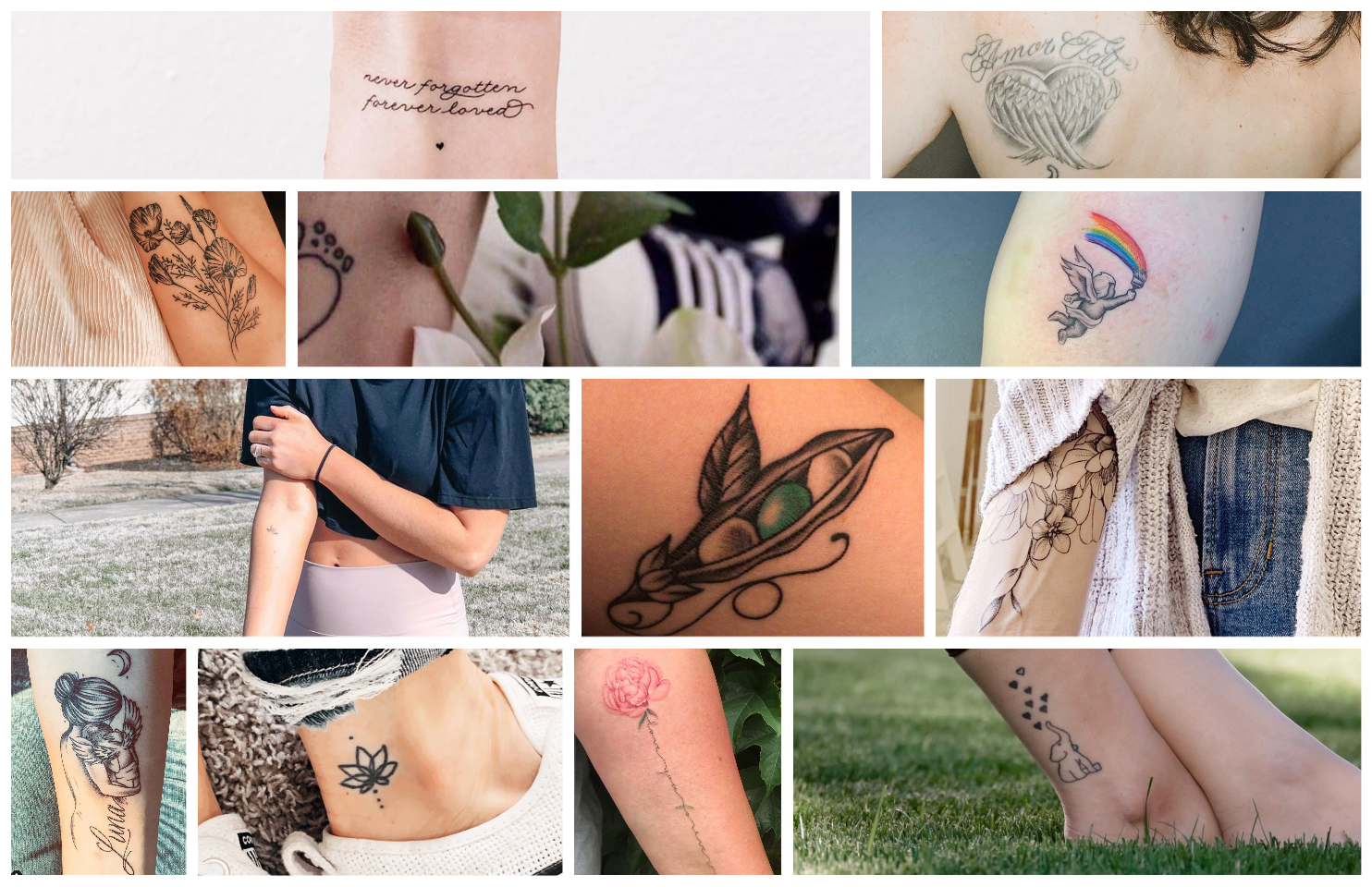 creative miscarriage tattoo ideas