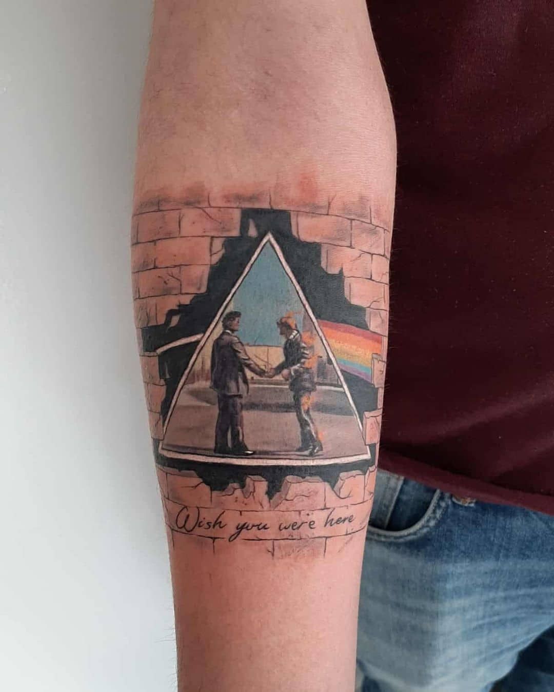 creative pink floyd tattoo ideas