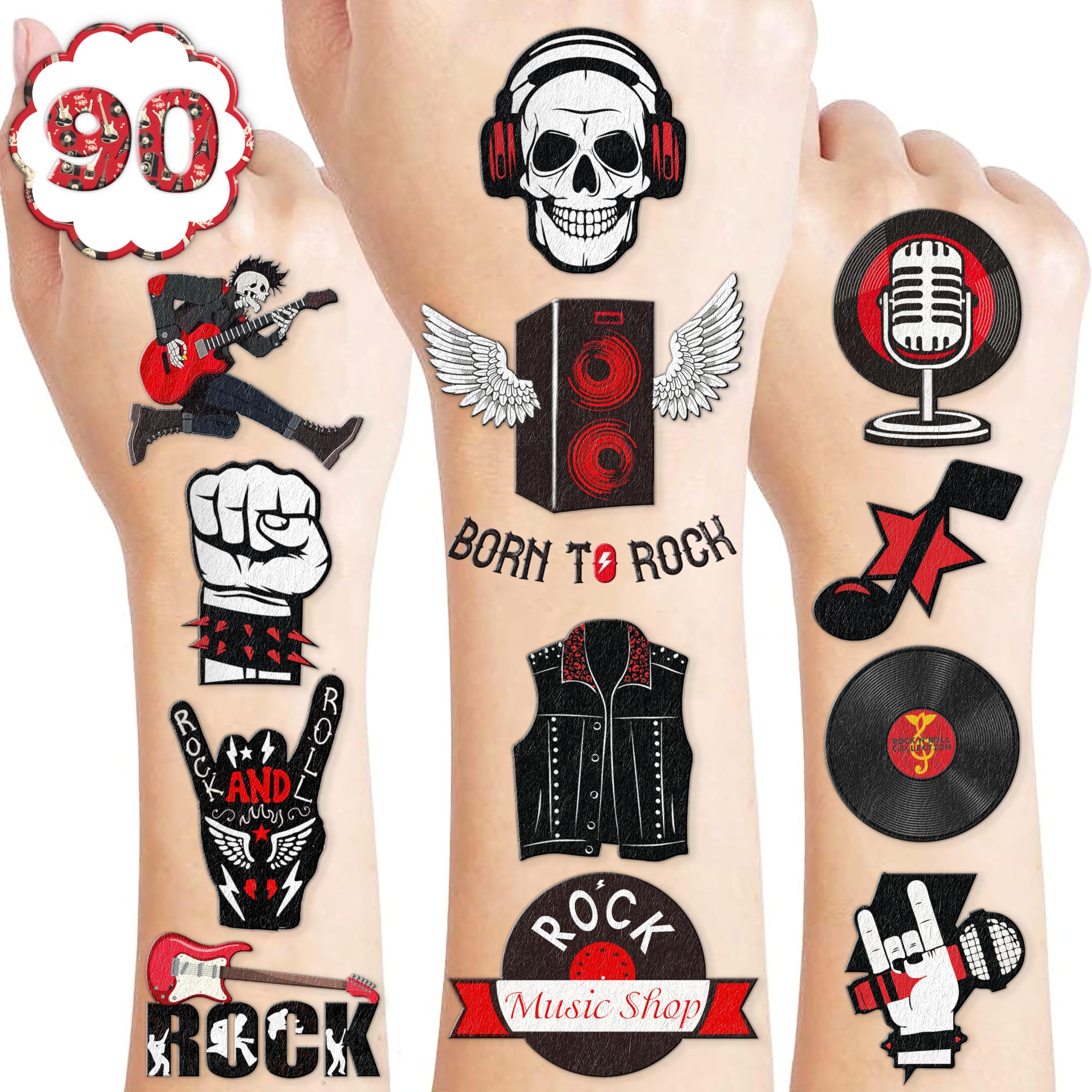 creative rock band tattoo ideas