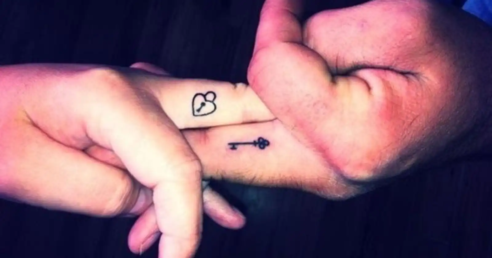 creative small heart lock and key tattoo ideas