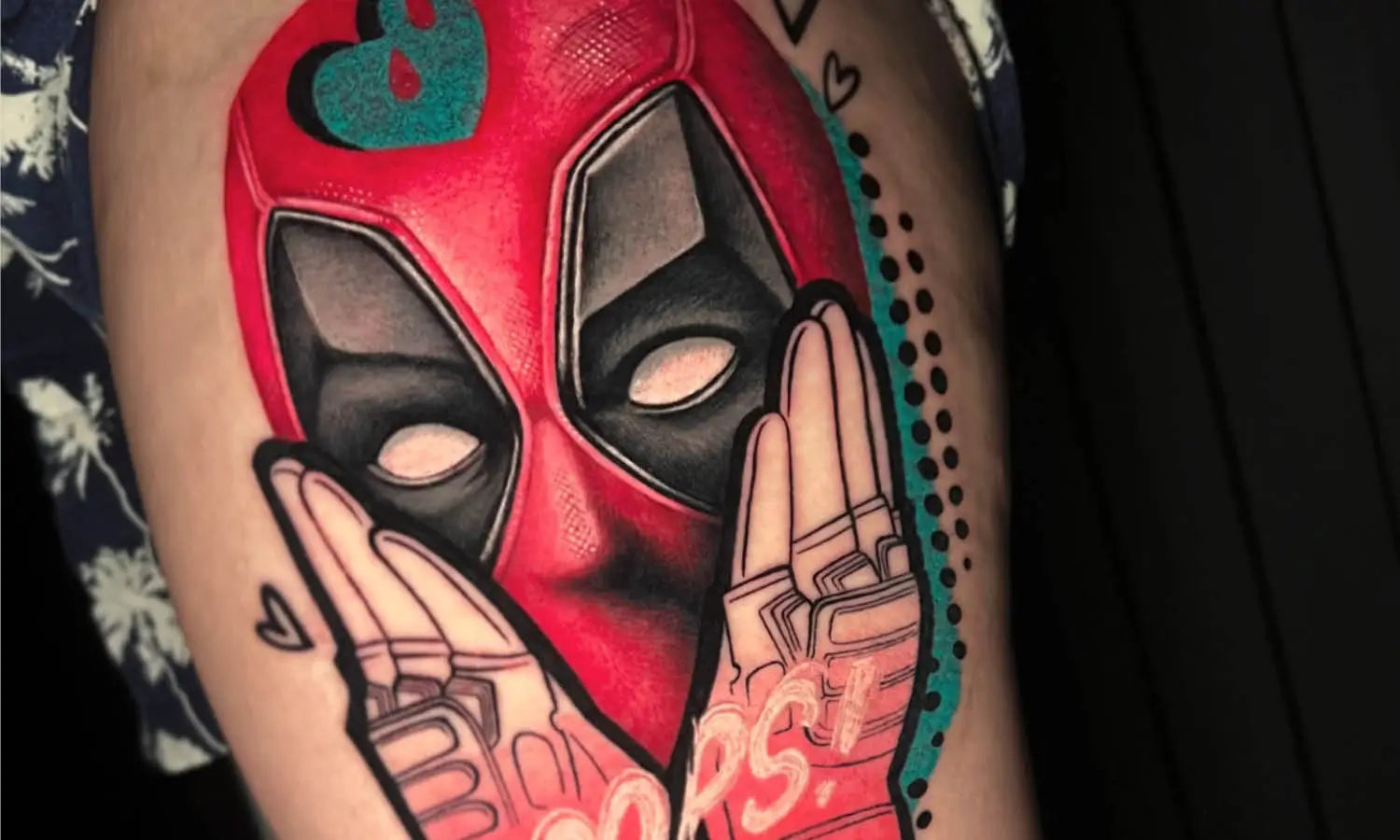 creative small tattoos inspired by comic characters.