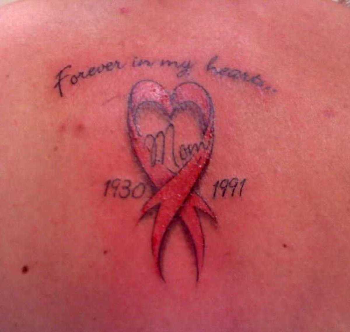 creative tattoo concepts related to breast cancer