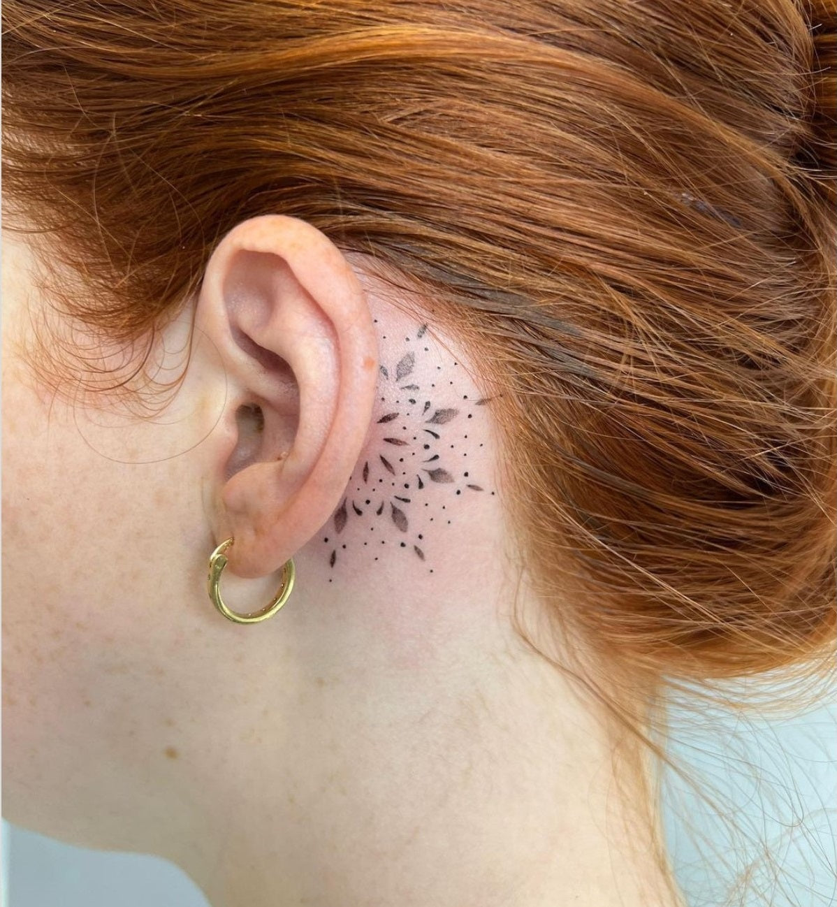 creative tattoo ideas for behind ear