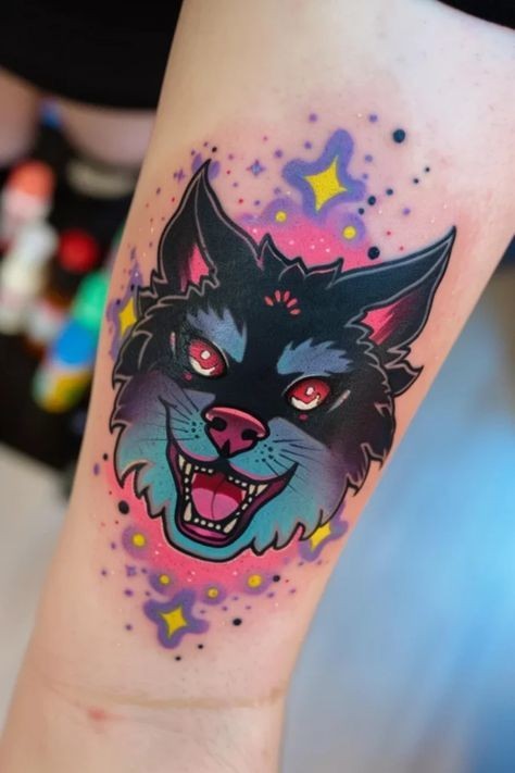 creative werewolf tattoo ideas