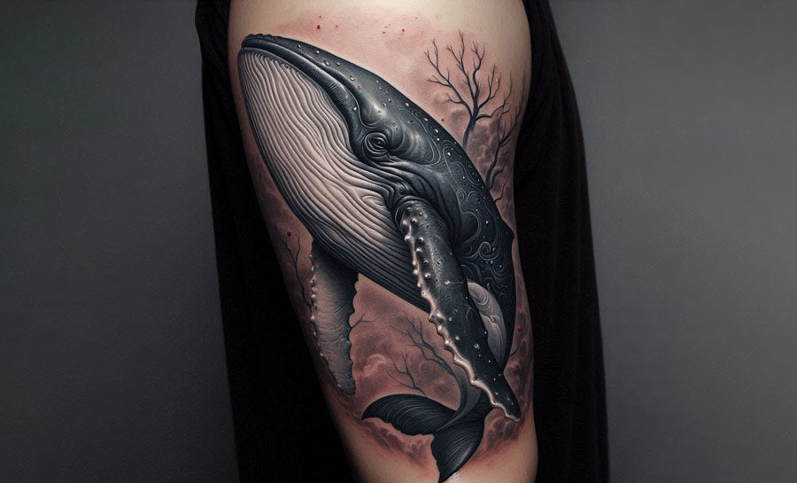 creative whale tattoo concepts