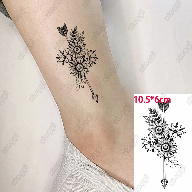 creative wrist small sunflower tattoo concepts