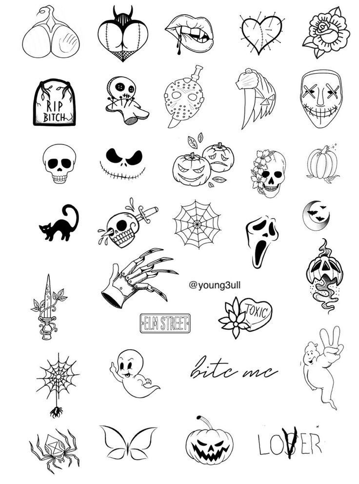 creepy cute tattoo ideas 0027