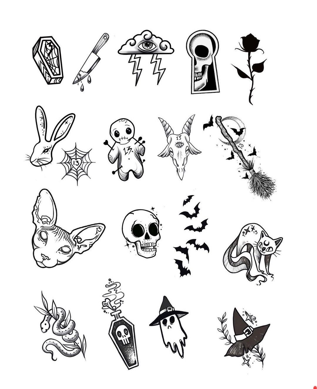 creepy cute tattoo ideas 0041