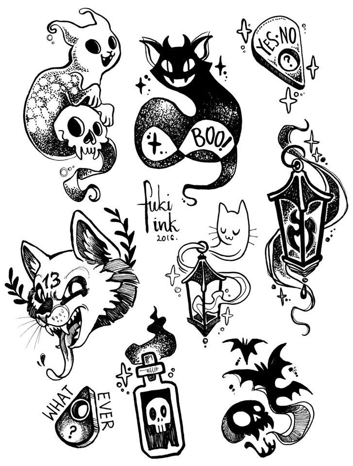 creepy cute tattoo ideas 0044