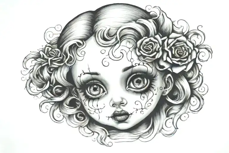 creepy cute tattoo ideas 0045