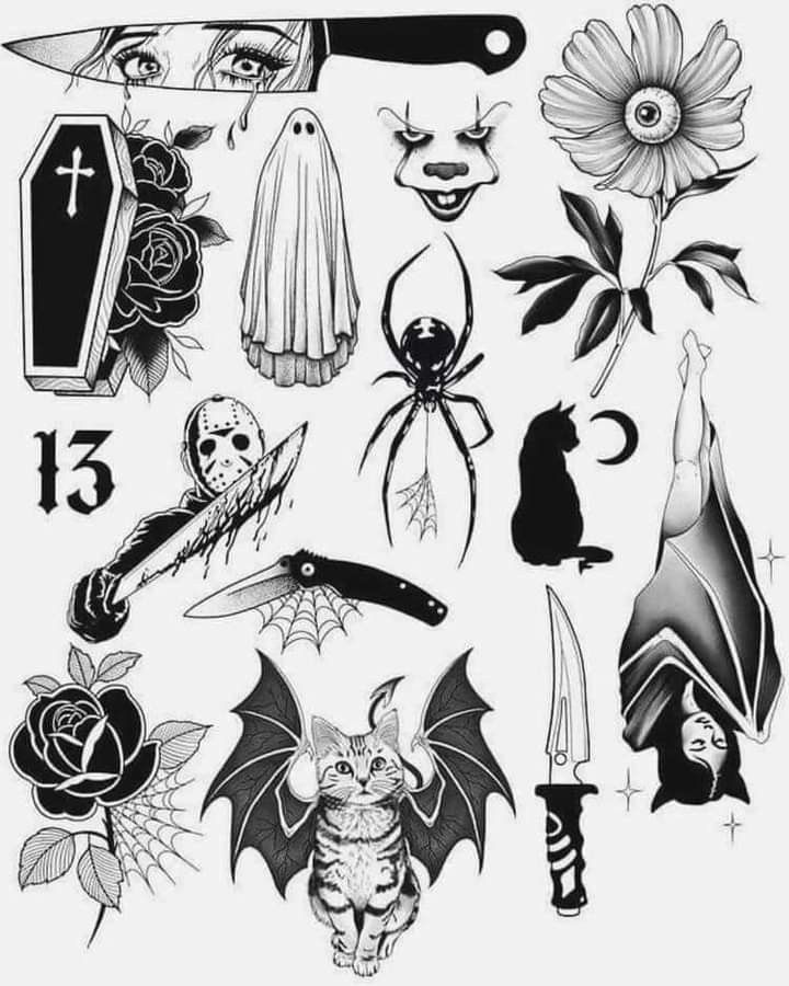 creepy cute tattoo ideas 0046