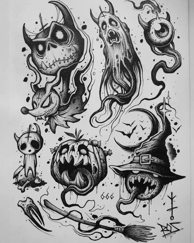 creepy tattoo ideas 0024