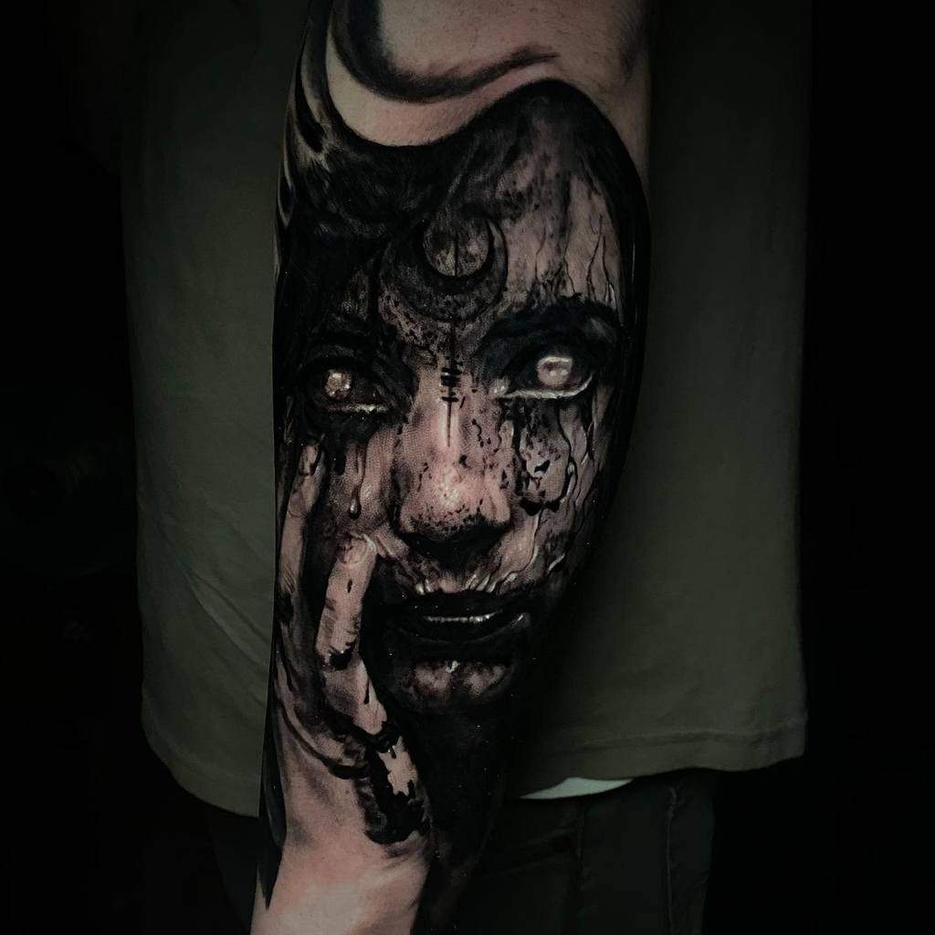 creepy tattoo ideas 0059