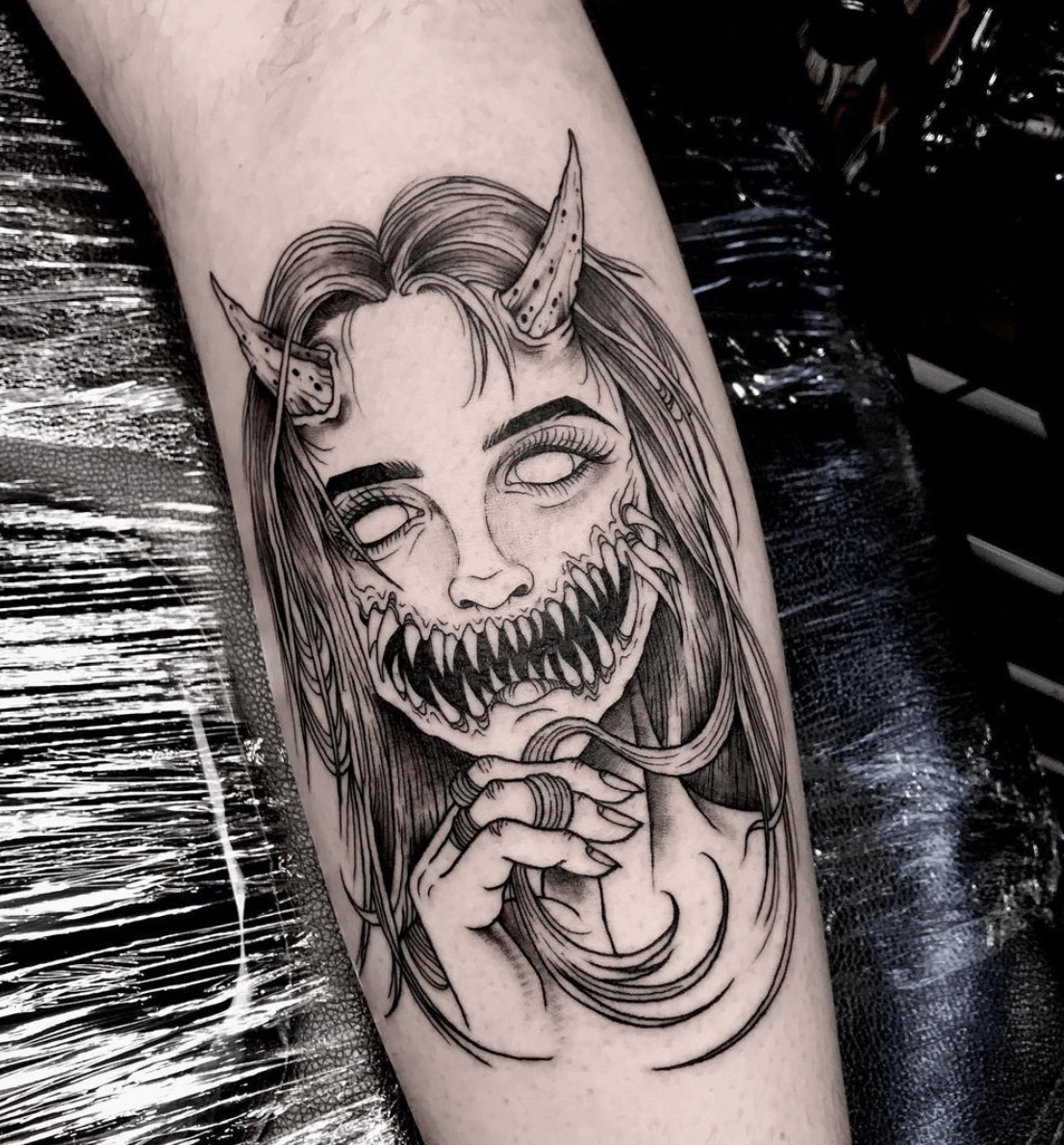 creepy tattoo ideas 0088