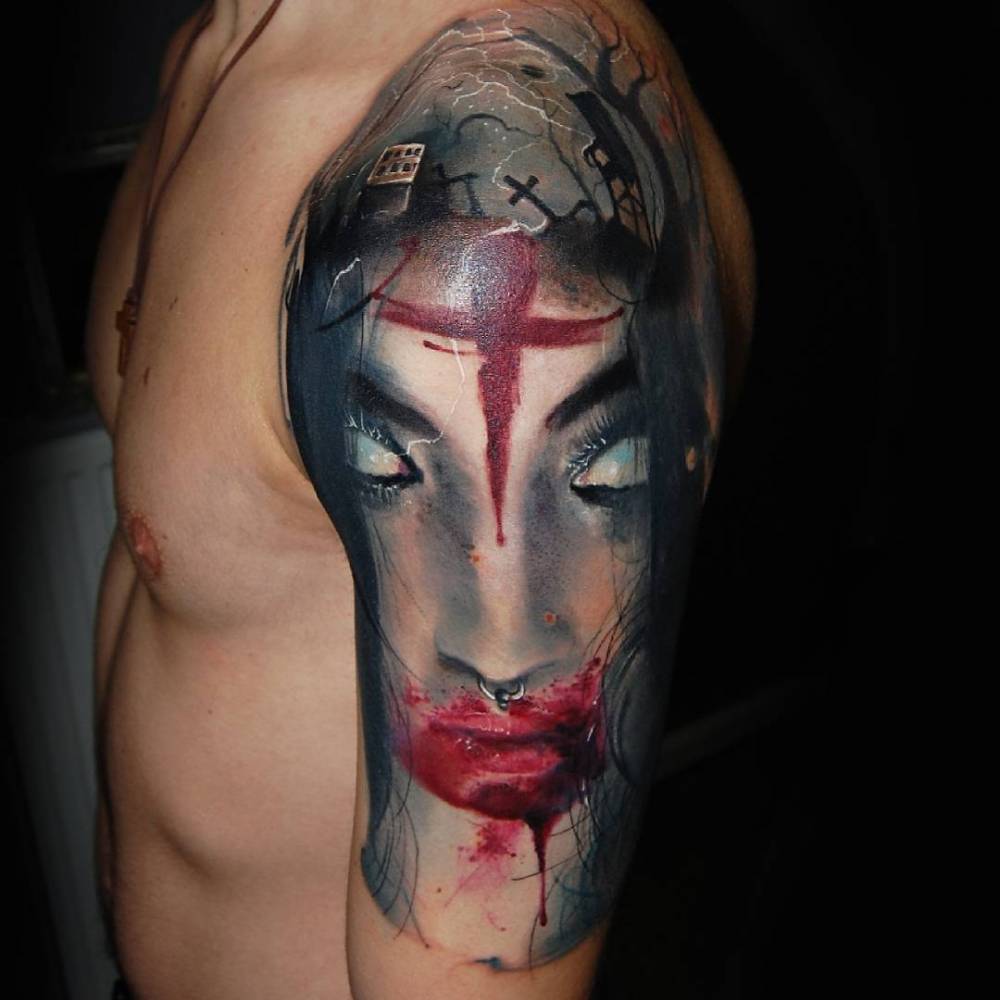 creepy tattoo ideas 0094