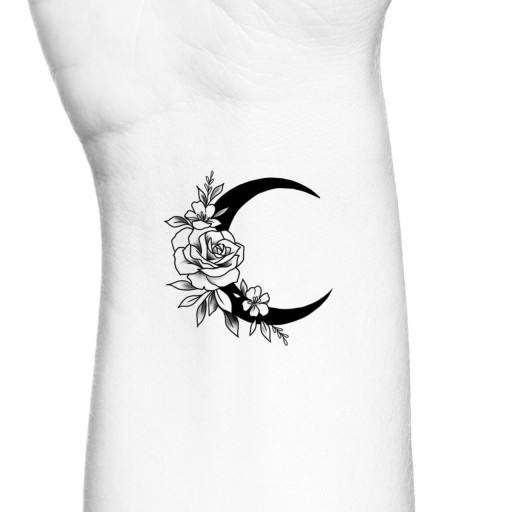 crescent moon tattoo ideas 0029