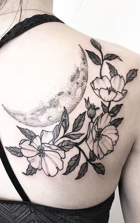 crescent moon tattoo ideas 0063