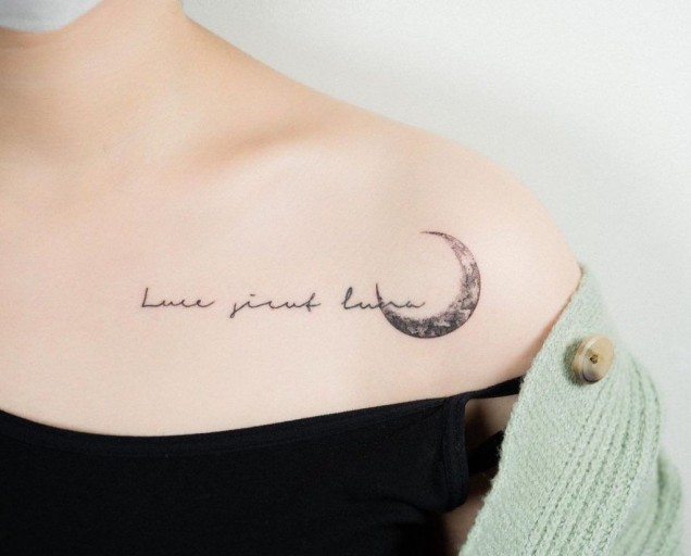 crescent moon tattoo ideas 0081