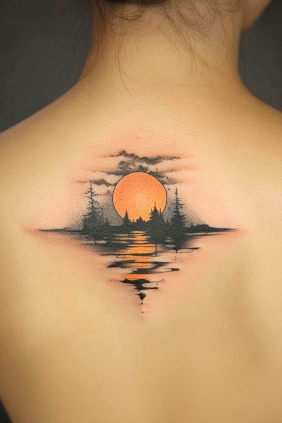 crescent moon tattoo ideas 0090